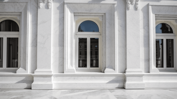 Пилястра из мрамора Bianco Carrara C (Бьянко Каррара С)